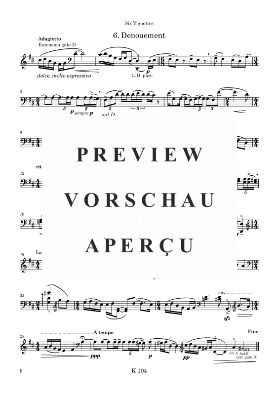 gallery: Six Vignettes for unaccomanied Double Bass, , Double Bass Solo