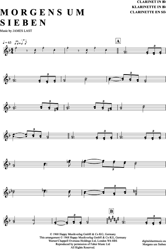 Product picture to: Morgens um sieben James Last