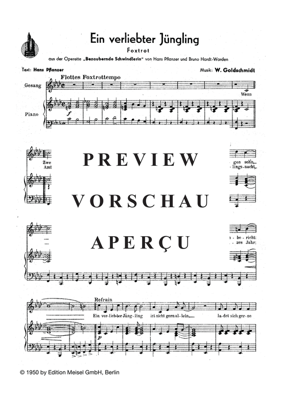 Produktgalerie: Seite 3 von 3 Ein verliebter Jüngling, , Klavier und Gesang