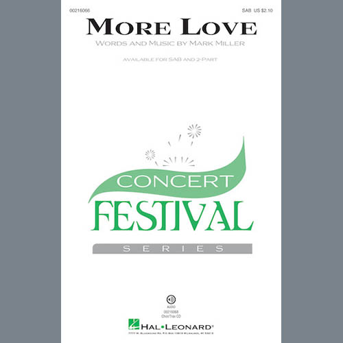 cover: More Love, Mark Miller