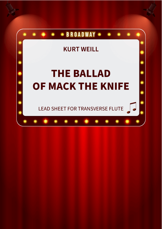 Product picture to: The Ballad of Mack the KnifeKurt Weill