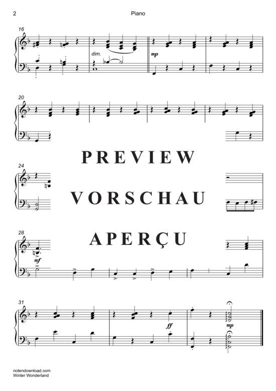 Product gallery: Page 6 of 6 Winter Wonderland (Jazz-Version) , Crosby, Bing,  (tenor/soprano saxophone + piano)