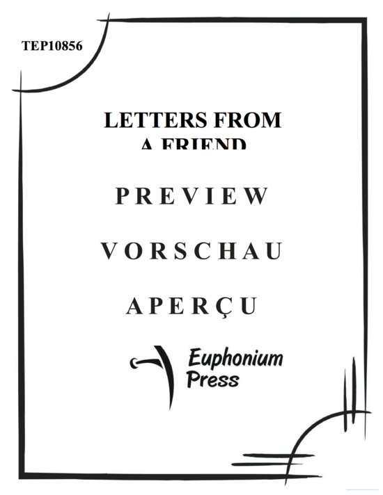 Product gallery: Page 2 of 21 Letters from a Friend , , (euphonium/tuba + piano)
