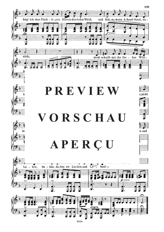 gallery: Lied des gefangenen Jägers D.843 , , (Gesang mittel + Klavier)