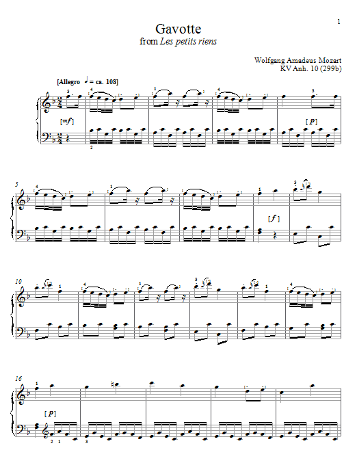 Produktbild zu: Gavotte