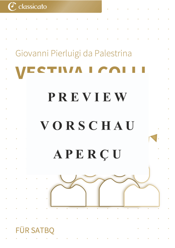 gallery: Vestiva i colli - Ein meisterhaftes Madrigal der Renaissance, , Gemischter Chor/Ensemble 5-stimmig CATQB