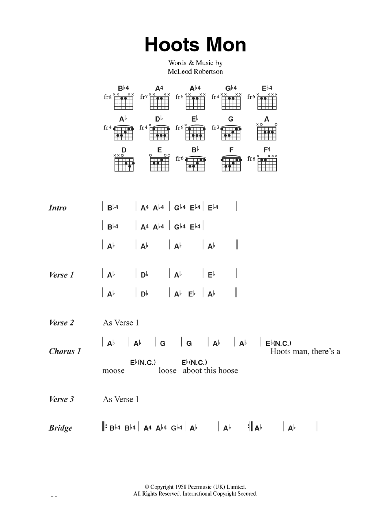 Produktgalerie: Seite 1 von 1 Hoots Mon, Lord Rockingham's XI, Gitarre