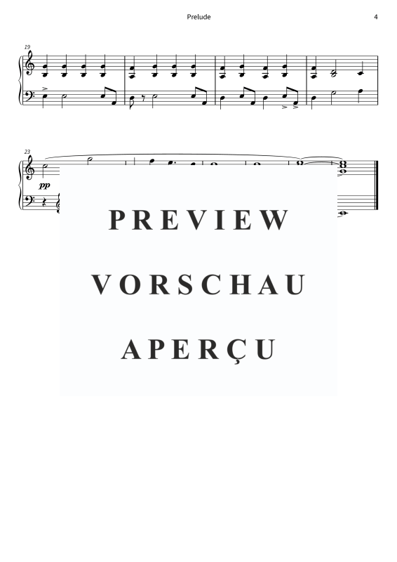 Produktgalerie: Seite 6 von 6 Prelude - Op. 11 No. 15 - Easy-to-play piano version in C major, , Klavier Solo