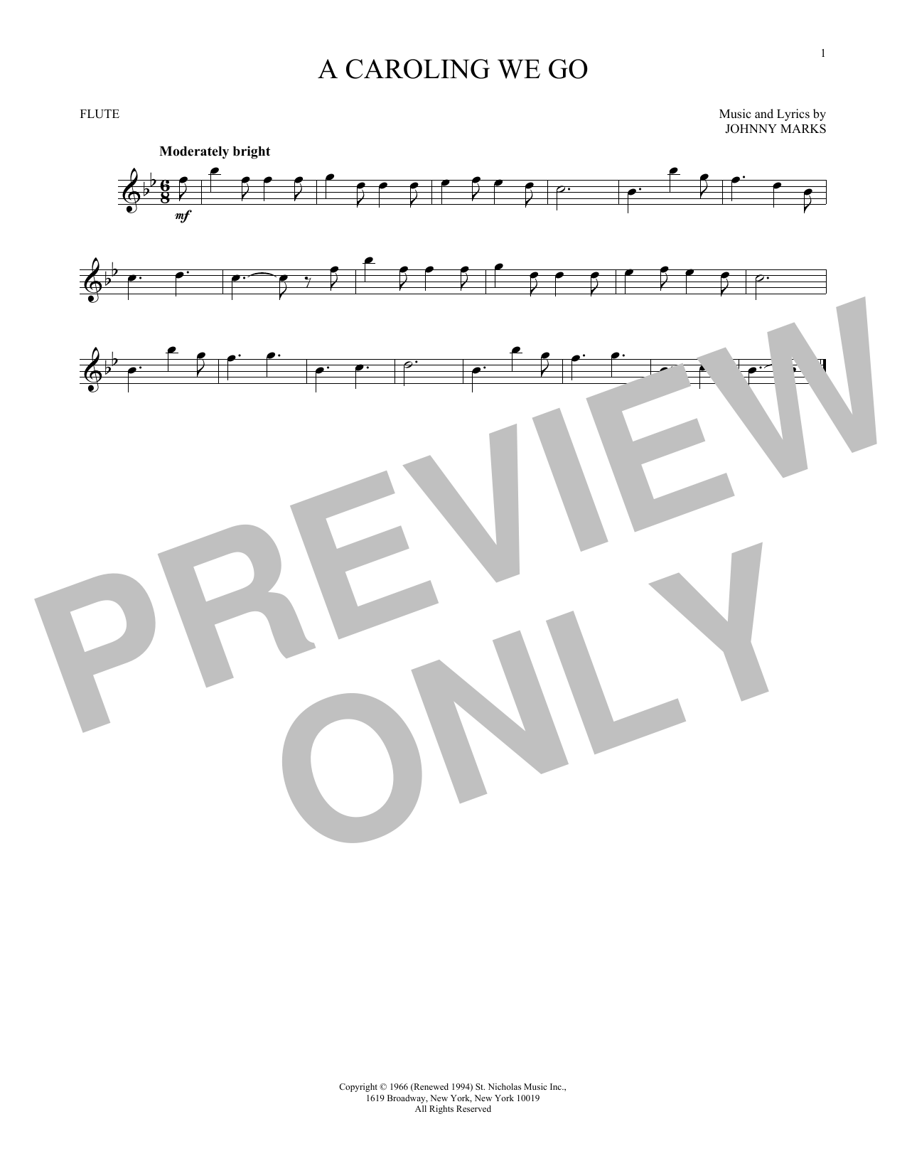 Product gallery: Page 1 of 1 A Caroling We Go, Johnny Marks