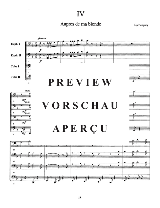 Product gallery: Page 17 of 21 French Suite (Quatre Chansons) , ,  (Tuba Quartett EETT)