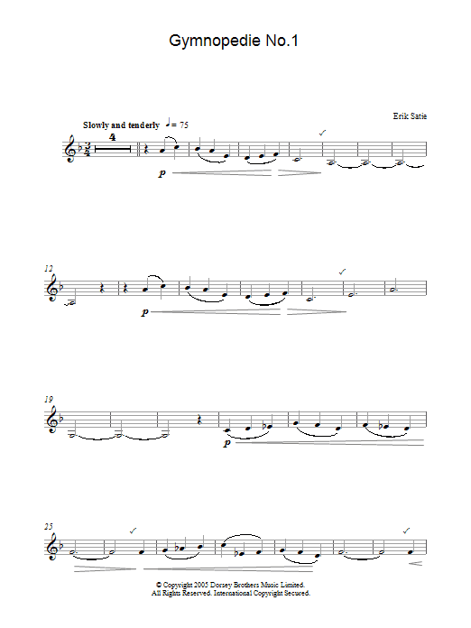 Produktbild zu: Gymnopedie No. 1