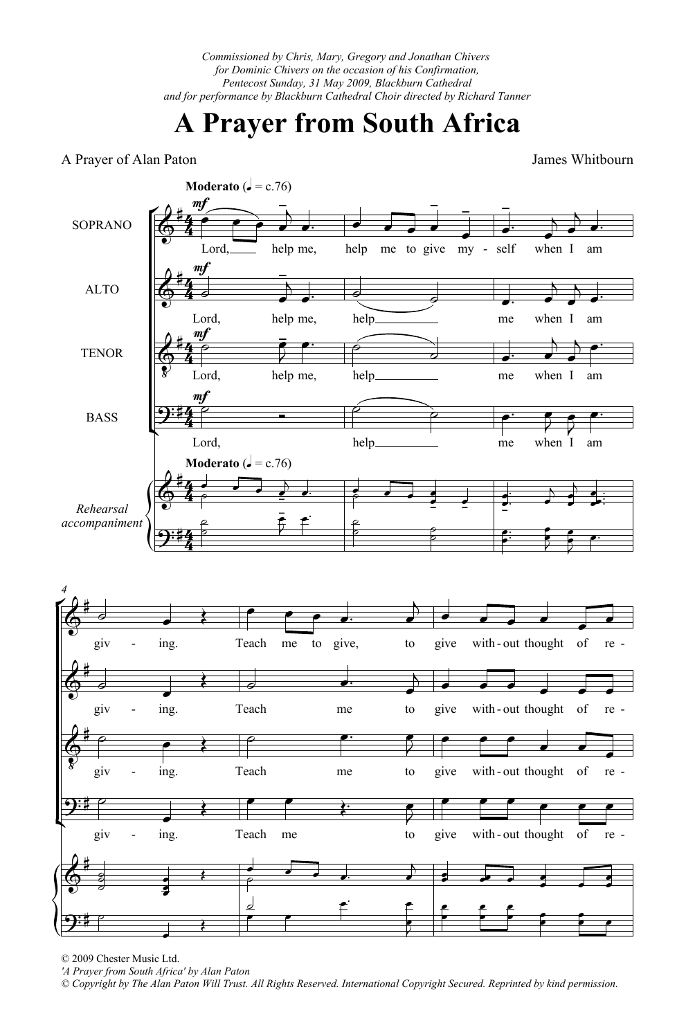 Produktbild zu: A Prayer From South Africa