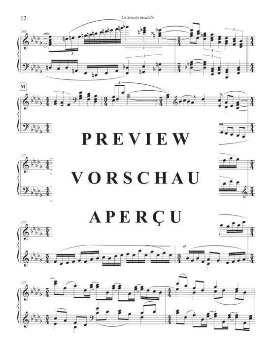 gallery: La Sonata modello , , Klavier Solo