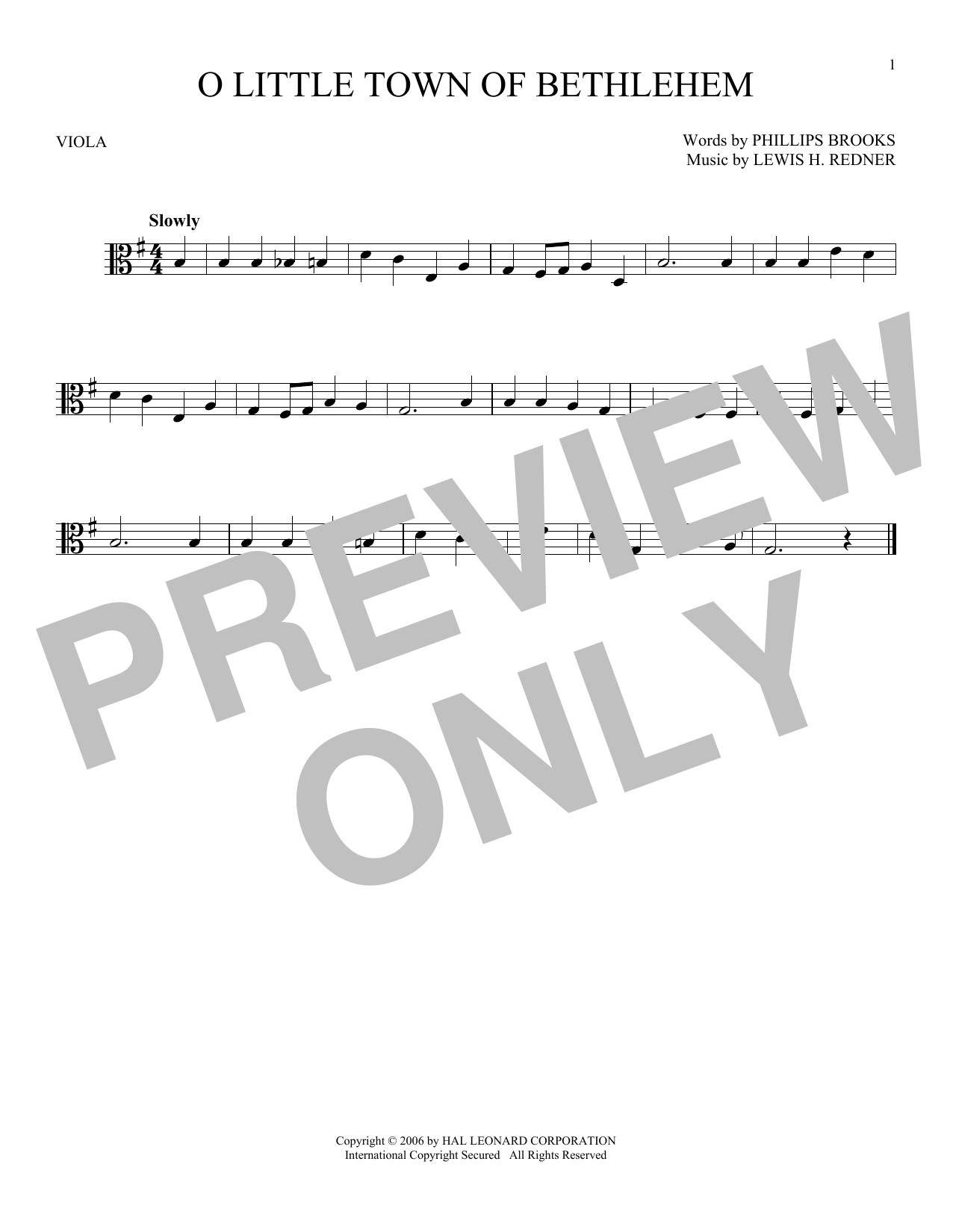 Product gallery: Page 1 of 1 O Little Town Of Bethlehem, Phillips Brooks