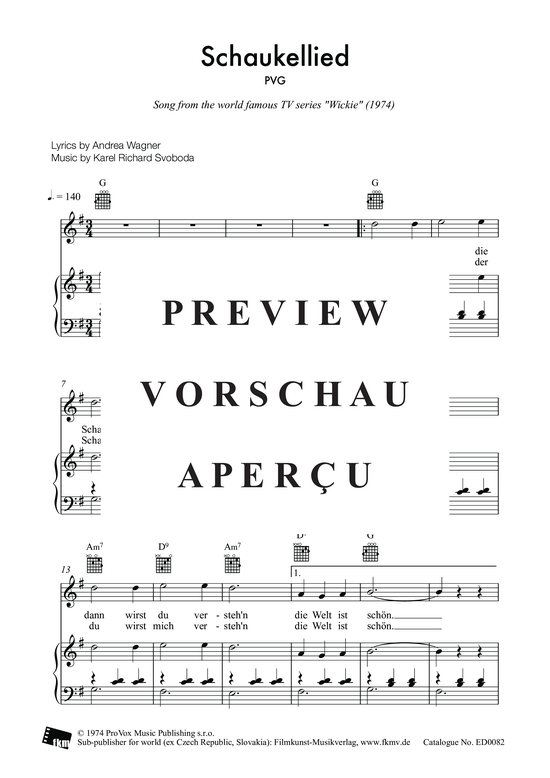 gallery: Schaukellied (Wickie) , ,  (Gesang + Klavier, Gitarre)