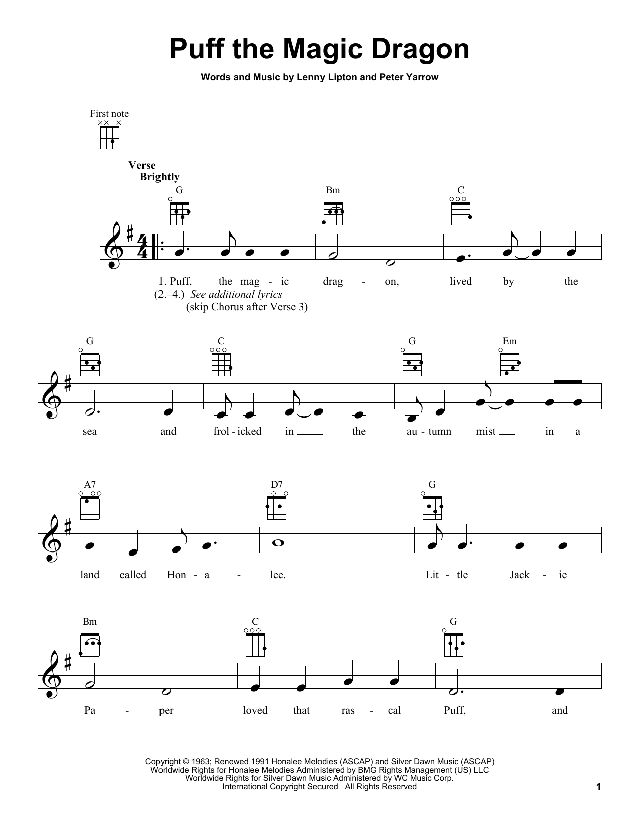Product gallery: Page 1 of 1 Puff The Magic Dragon, Peter, Paul & Mary