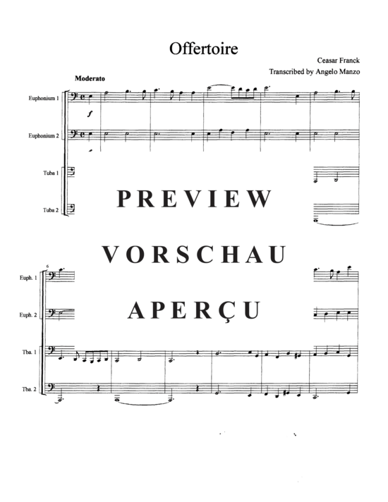 Product gallery: Page 3 of 17 Offertoire , , (Tuba Quartett EETT)
