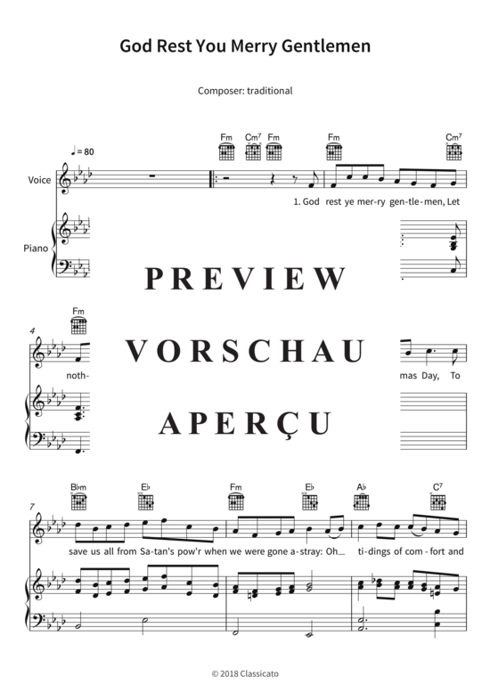 Product gallery: Page 4 of 5 God Rest You Merry Gentlemen , , (vocals + piano, guitar)