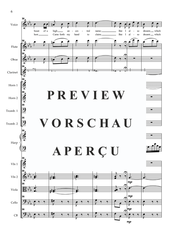 Product gallery: Page 9 of 11 I dreamt I dwelt in Marble Halls, , Soprano Solo and Small Orchestra