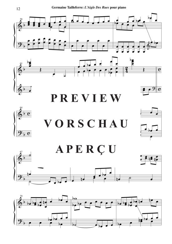 Product gallery: Page 13 of 18 L´Aigle des Rues , , Piano Solo