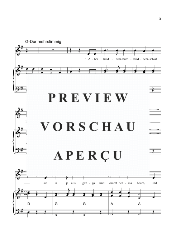 Product gallery: Page 4 of 5 Aber heidschi bumbeidschi, , Accordion and vocals