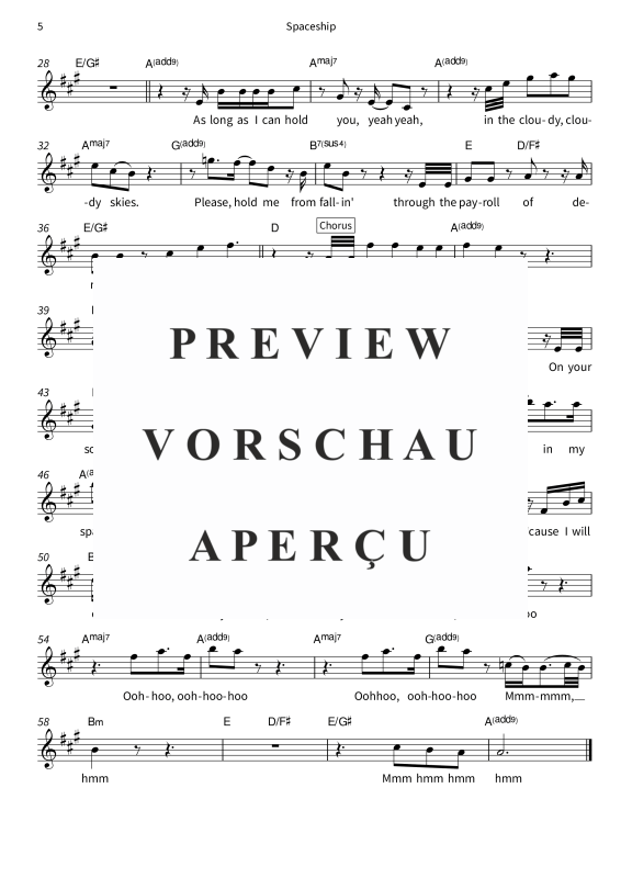 gallery: In My Bones - Leadsheets by Andreas Kümmert, Andreas Kümmert, Gesang & Akkorde - Leadsheet