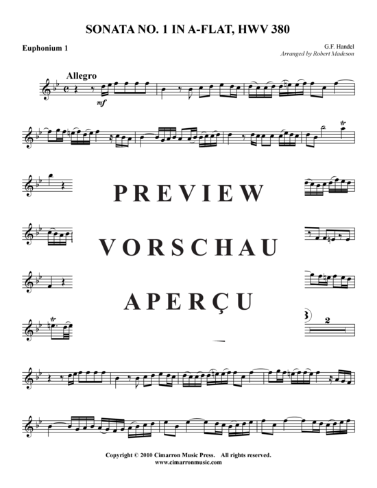 Product gallery: Page 12 of 21 Sonata Nr. 1  , , (Tuba Quartet: 2x Baritone, 2xTuba)