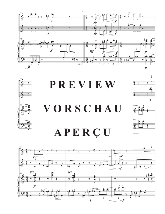 Product gallery: Page 10 of 20 Iridescence , , (flute, clarinet and piano)