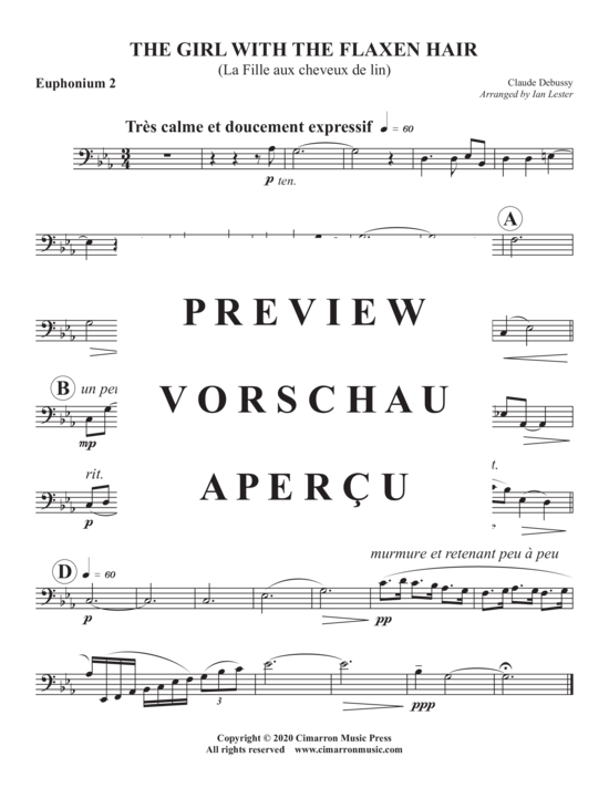 Product gallery: Page 7 of 10 Girl with the Flaxen Hair, The , , (Tuba Quartett EETT)