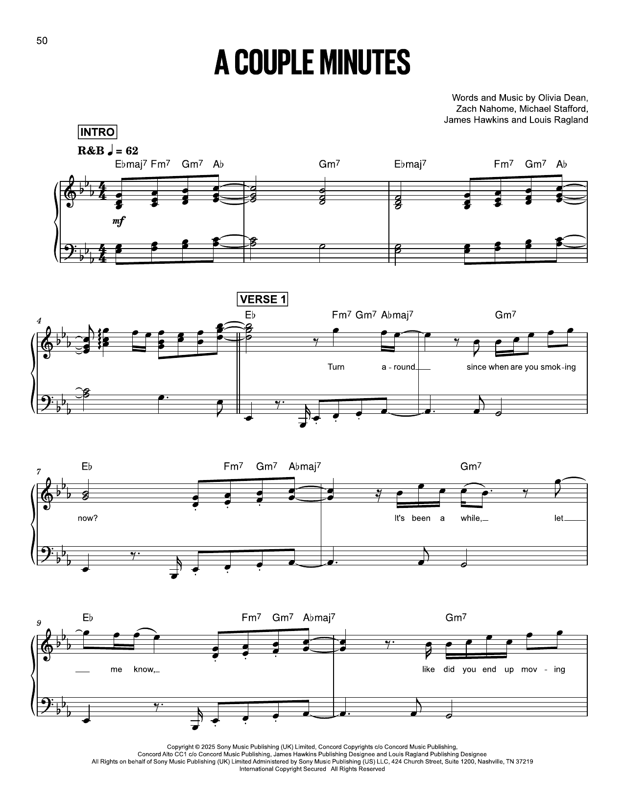 Produktgalerie: Seite 1 von 1 A Couple Minutes, Olivia Dean