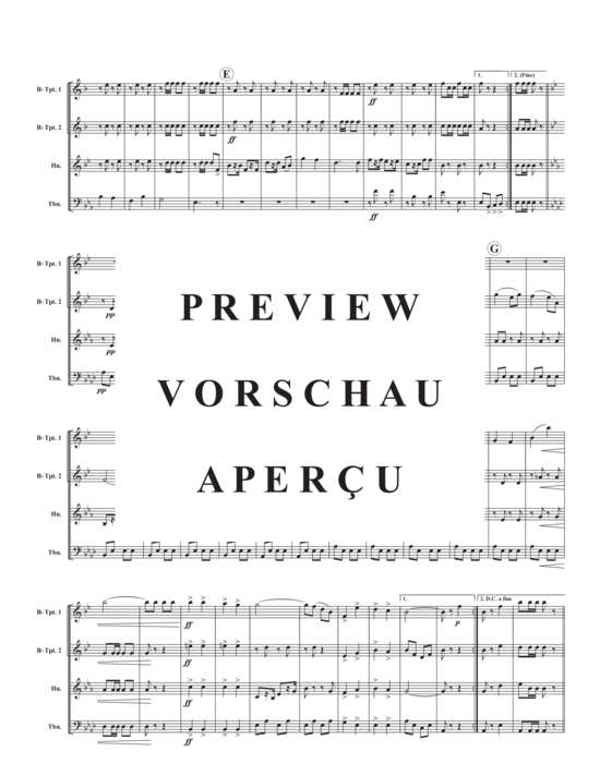 Produktgalerie: Seite 4 von 9 Under the Double Eagle , , (Blechbläserquartett)