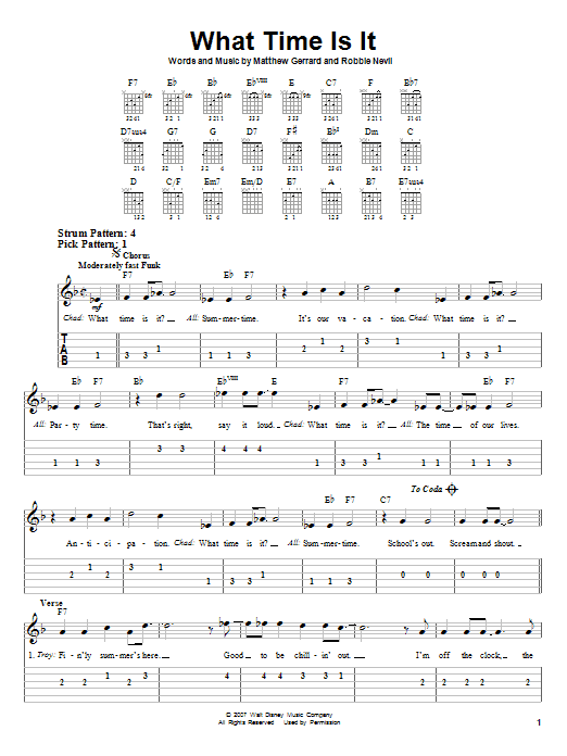 Product gallery: Page 1 of 1 What Time Is It, High School Musical 2