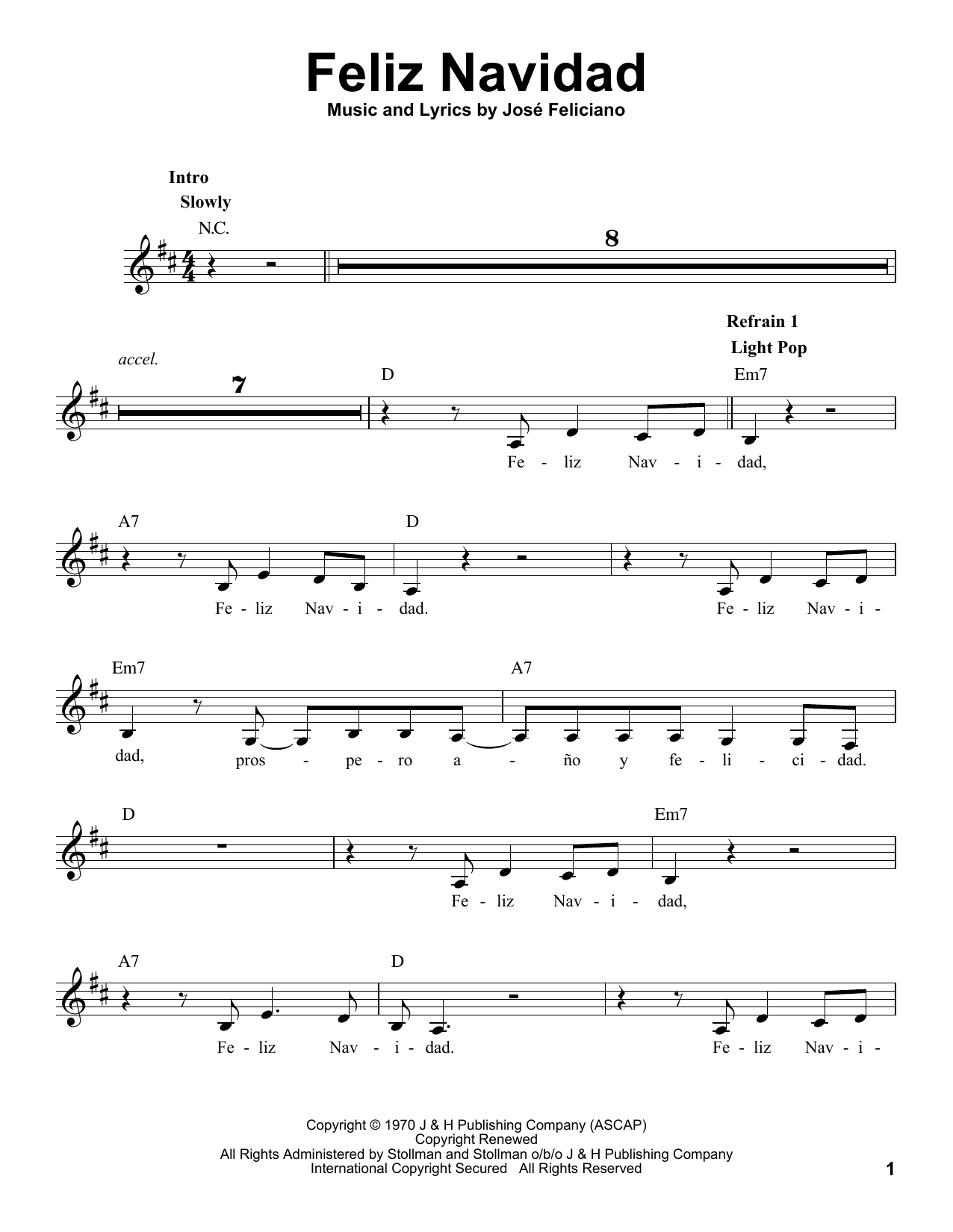 Product gallery: Page 1 of 1 Feliz Navidad, Jose Feliciano
