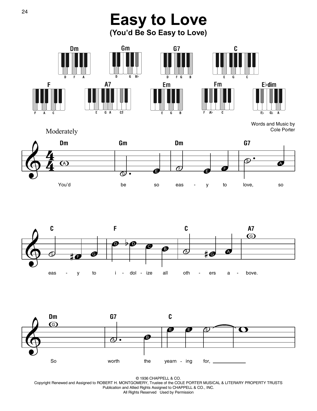 Produktbild zu: Easy To Love (You'd Be So Easy To Love)