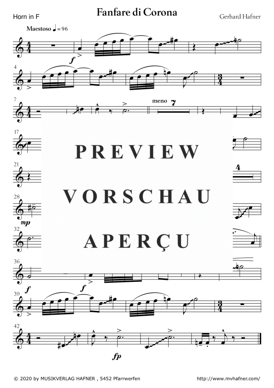 Product gallery: Page 11 of 11 Fanfare di Corona, , (Brass Ensemble)