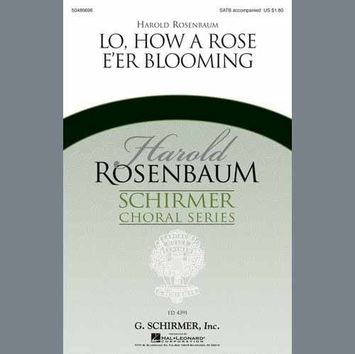 Product picture to: Lo, How A Rose E'er Blooming
