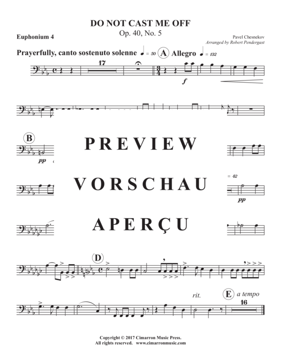 Product gallery: Page 19 of 21 Do Not Cast Me Off , , (Tuba Ensemble)