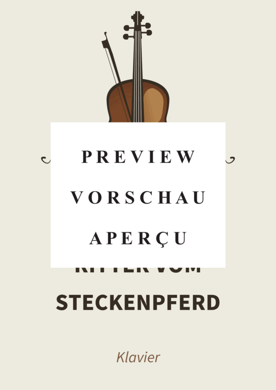 Product gallery: Page 2 of 4 Ritter vom Steckenpferd - Kinderszenen op. 15, Nr. 9 , , Piano Solo