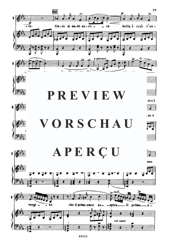 Produktgalerie: Seite 3 von 6 Come innocente giovane, , Sopran und Klavier