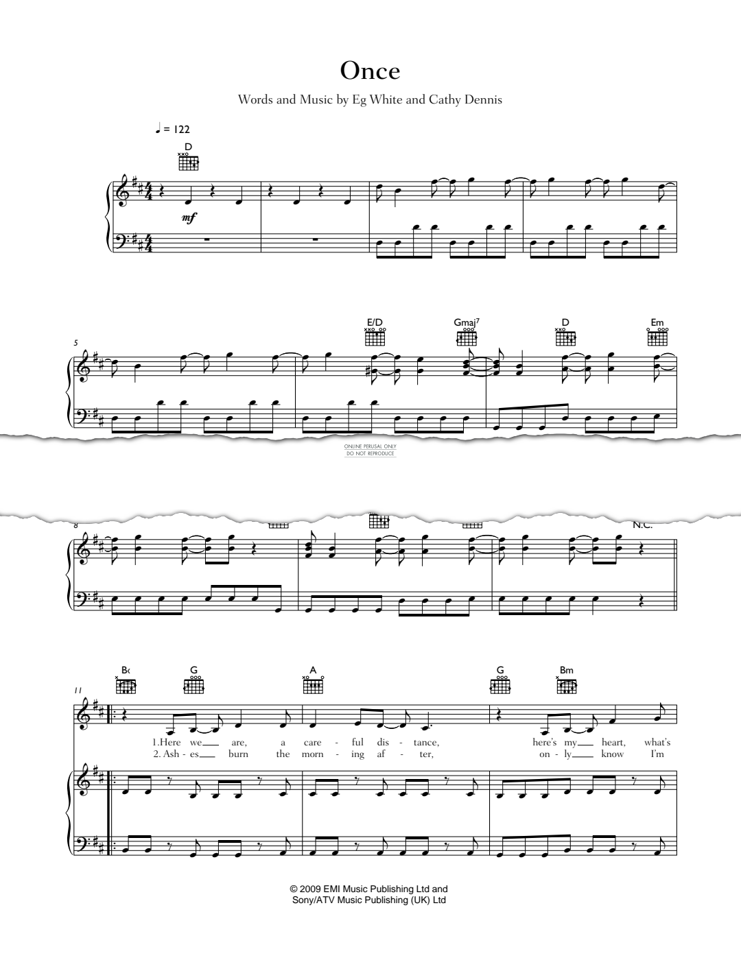 Product gallery: Page 1 of 1 Once, Diana Vickers