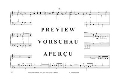 gallery: Präludien =Album für Orgel oder Piano , , (B-Dur)