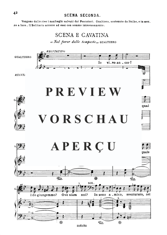 Product gallery: Page 2 of 8 Nell furor delle tempeste, , Tenor and Piano