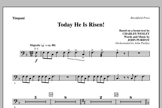 Product picture to: Today He Is Risen! - Timpani