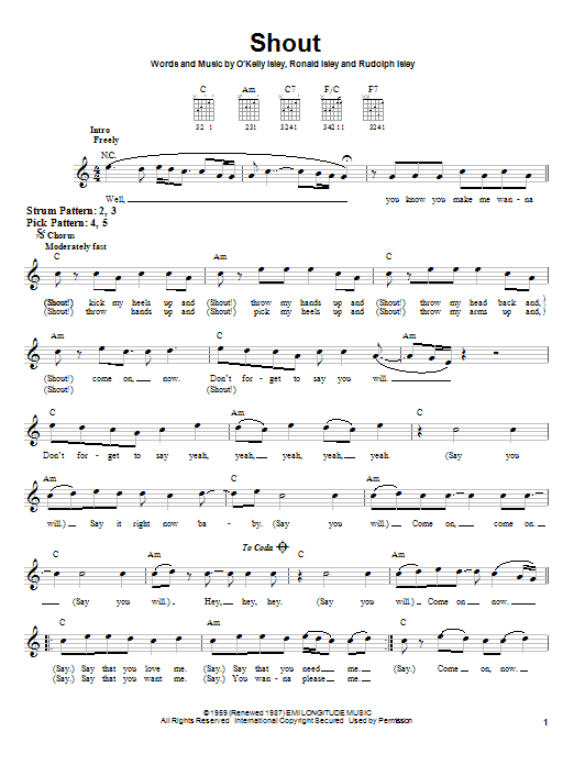 Product gallery: Page 1 of 1 Shout, The Isley Brothers