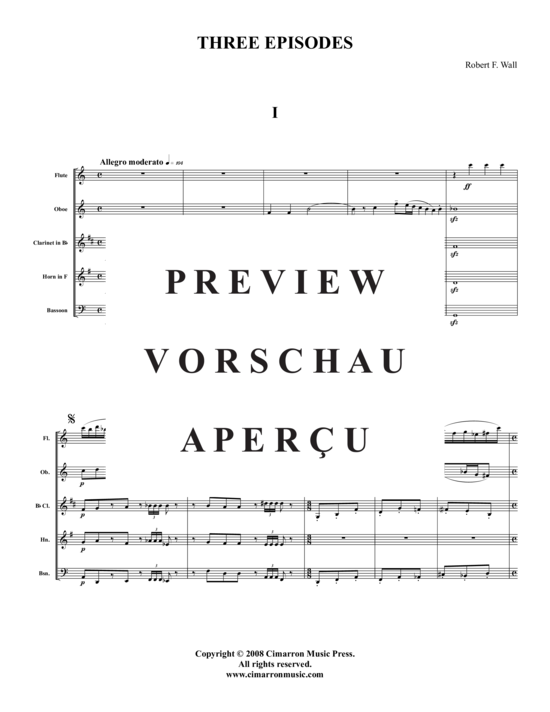 Produktgalerie: Seite 2 von 17 Episodes Episodes , , (Holzbläser-Quintett)