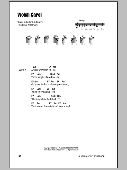 Product gallery: Page 1 of 1 Welsh Carol, Pastor K.E. Roberts