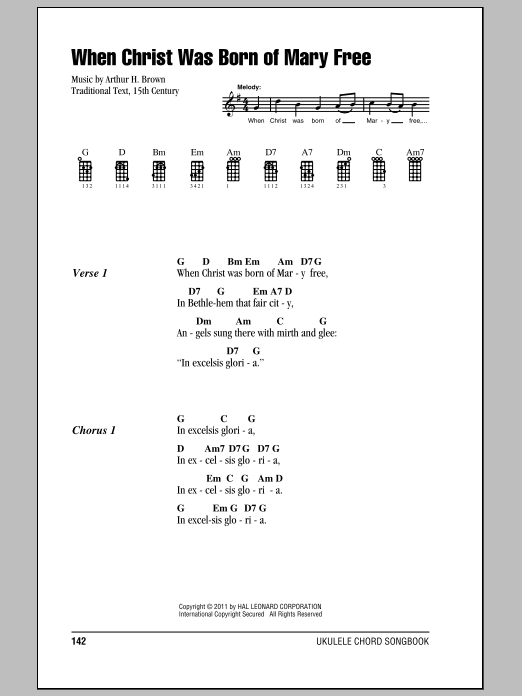 Product gallery: Page 1 of 1 When Christ Was Born Of Mary Free, Arthur H. Brown