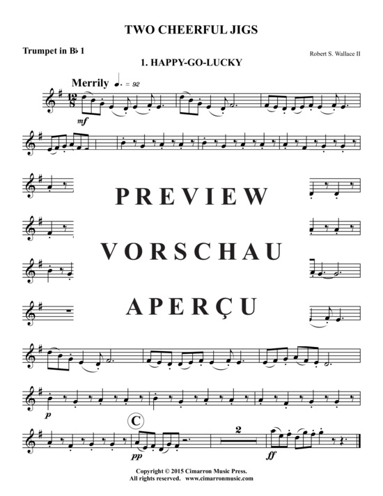 Produktgalerie: Seite 6 von 15 Two Cheerful Jigs , , (Blechbläser-Quintett)