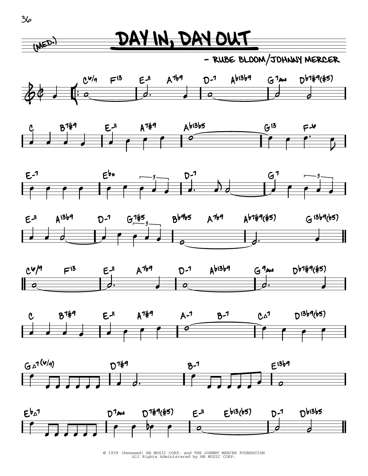 Product picture to: Day In, Day Out (arr. David Hazeltine)