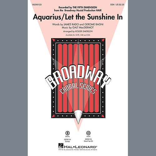 cover: Aquarius / Let the Sunshine In (from the musical Hair) (arr. Roger Emerson), The 5th Dimension, Chor